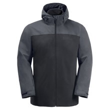 Jack Wolfskin Winter Jacket Taubenberg 3in1 (waterproof and windproof, fleece inner jacket) phantom grey men's
